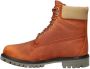 Timberland 6 Inch Premium leren veterboots oranje - Thumbnail 2