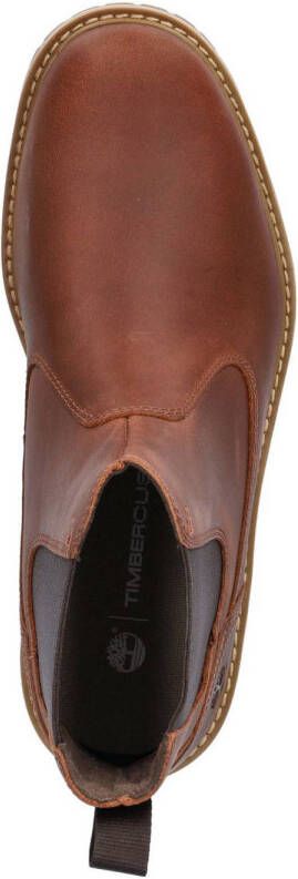 Timberland Britton Road nubuck chelsea boots cognac