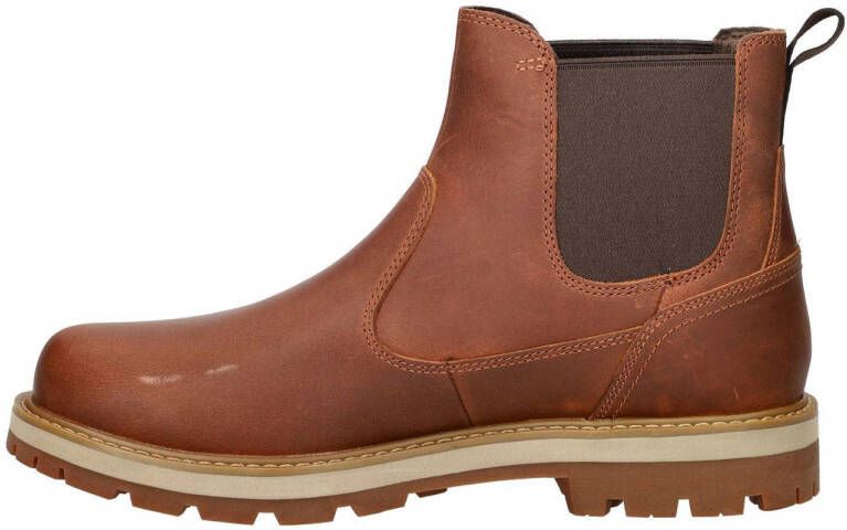 Timberland Britton Road nubuck chelsea boots cognac