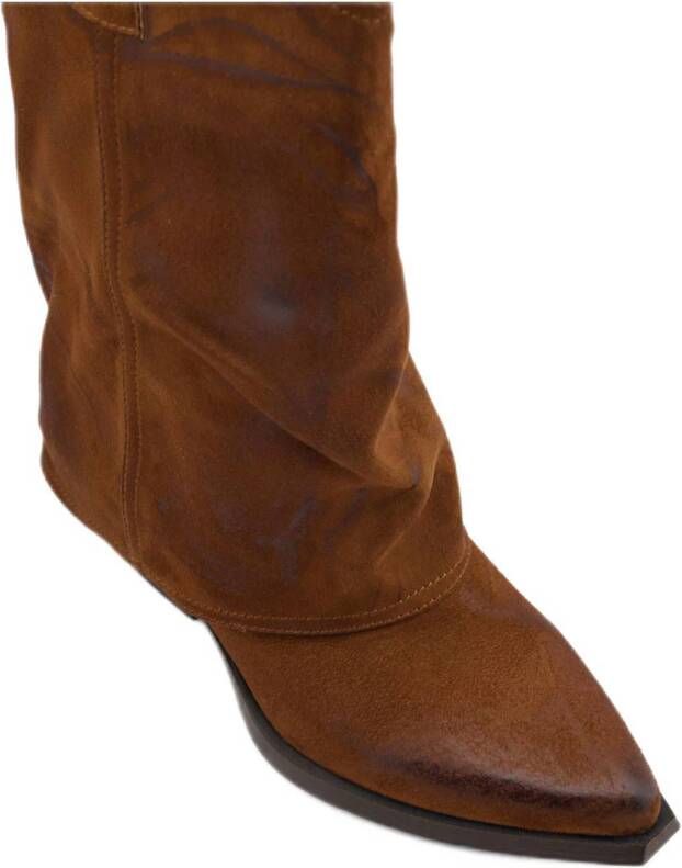 Oxmox cowboylaarzen met flap cognac