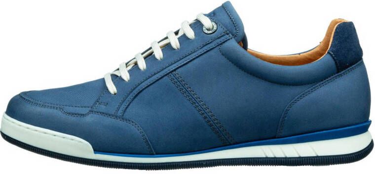 Van Lier Magnus nubuck sneakers blauw