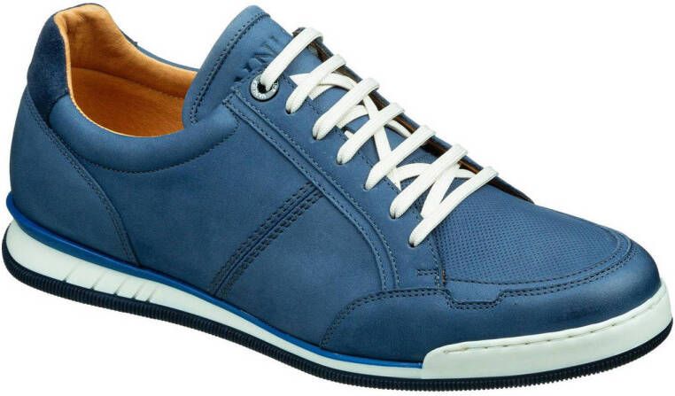 Van Lier Magnus nubuck sneakers blauw