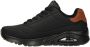 Skechers Uno Heren Sneakers 183004-bbk Kleur Zwart - Thumbnail 5