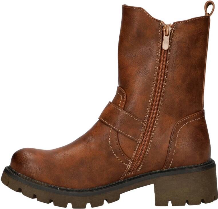 Dolcis gevoerde boots cognac