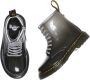 Dr. Martens 1460 Glitter J Kleuter Tiener lak veterboots zwart zilver - Thumbnail 10