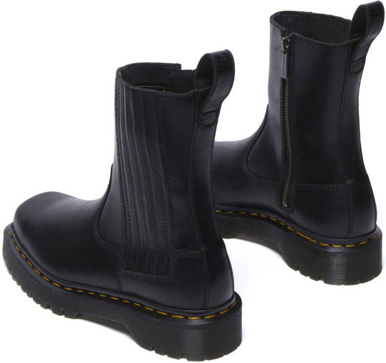 Dr. Martens Amaayah chunky leren enkelboots zwart