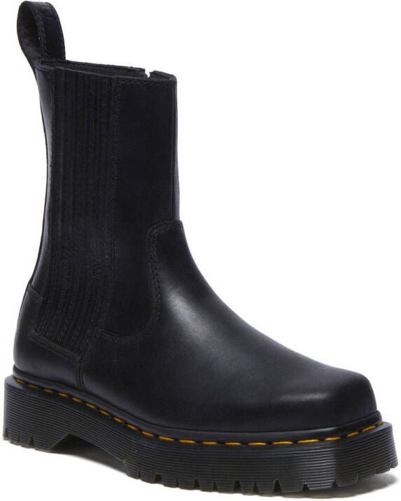 Dr. Martens Amaayah chunky leren enkelboots zwart