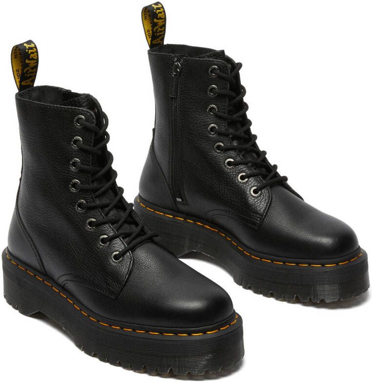 Dr. Martens Jadon III leren veterboots zwart