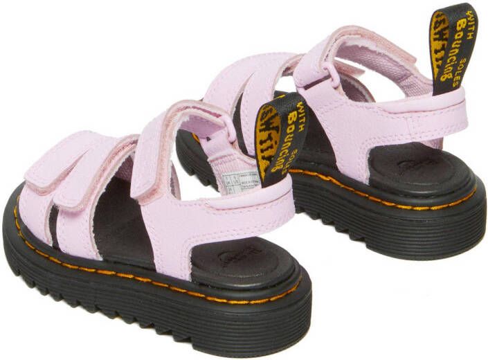 Dr. Martens Klaire T leren sandalen lichtroze