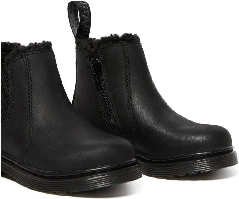 Dr. Martens Leonore Mono leren enkelboots zwart