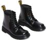 Dr. Martens 1460 T leren veterboots zwart rainbow Meisjes Leer Effen 23 - Thumbnail 3