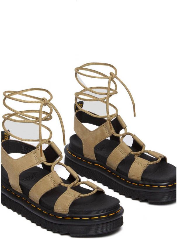 Dr. Martens Nartilla nubuck sandalen beige