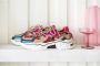 DWRS Jupiter tweed chunky leren sneakers beige fuchsia Roze Meisjes Leer 28 - Thumbnail 6