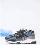 DWRS Los Angeles chunky leren sneakers brons denim - Thumbnail 3