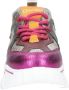 DWRS Pluto leren sneakers zilver fuchsia Roze Meisjes Leer Meerkleurig 28 - Thumbnail 3