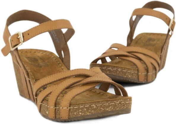 Easy Street leren sandalen cognac