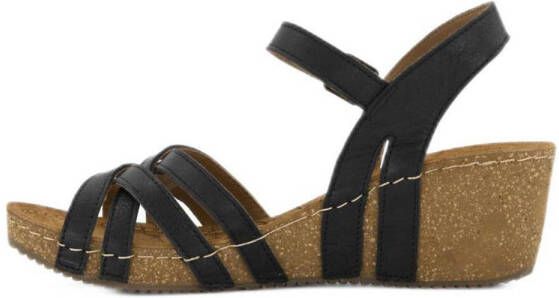 Easy Street leren sandalen zwart