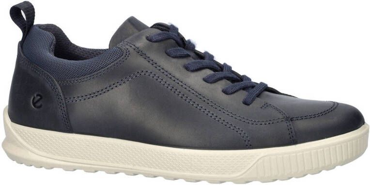 Ecco Byway leren sneakers donkerblauw