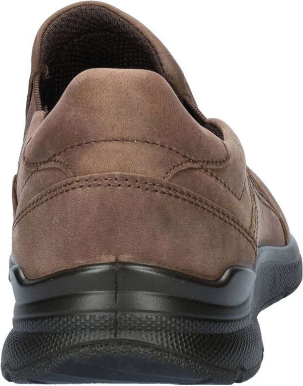 Ecco Irving nubuck instappers bruin