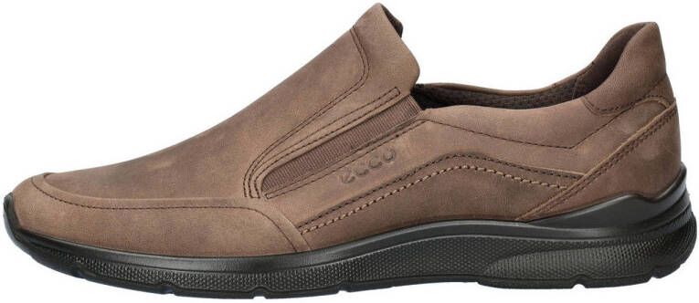 Ecco Irving nubuck instappers bruin