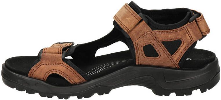 Ecco Offroad nubuck outdoor sandalen cognac