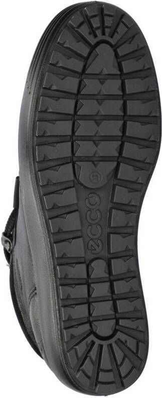 Ecco Soft 7 Tred gevoerde leren sneakers zwart