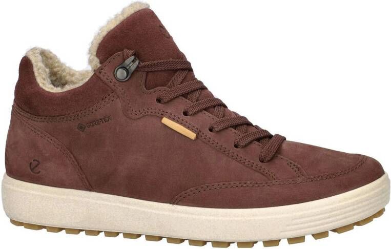 Ecco Soft 7 Tred gevoerde nubuck sneakers bruin