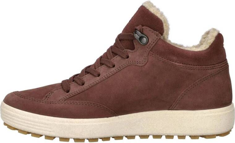 Ecco Soft 7 Tred gevoerde nubuck sneakers bruin