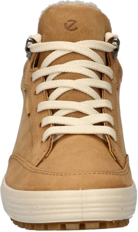 Ecco Soft 7 Tred gevoerde nubuck sneakers camel