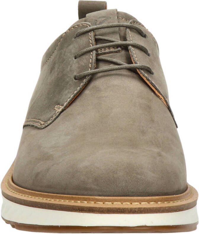 Ecco St.1 Hybrid nubuck veterschoenen taupe