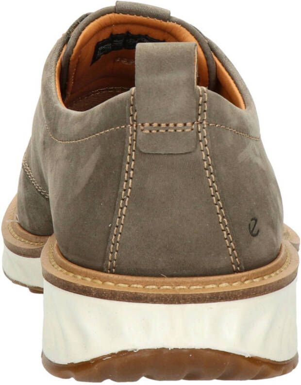 Ecco St.1 Hybrid nubuck veterschoenen taupe