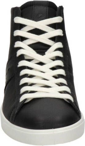 Ecco Street Lite M comfort hoge leren sneakers zwart