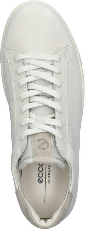 Ecco Street Lite M comfort leren sneakers wit