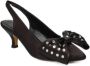 Fabienne Chapot Elegante Kitten Heel Black Dames - Thumbnail 4