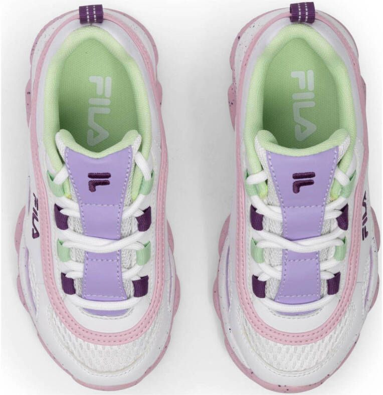 Fila Strada Dreamster sneakers wit lichtroze lila