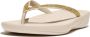 FitFlop TM Iqushion sparkle teenslippers beige - Thumbnail 7