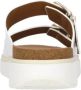 FitFlop Gen-FF Buckle Two-Bar Leather Slides WIT - Thumbnail 4