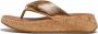 FitFlop F-Mode Leather-Twist Flatform Toe-Thongs (Cork) BRUIN - Thumbnail 3