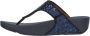 FITFLOP Teenslippers Dames Lulu Glitter Maat: 41 Materiaal: Leer Kleur: Blauw - Thumbnail 11