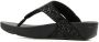 FitFlop Vrouwen Canvas Slippers Teenslipper X03 Zwart - Thumbnail 6