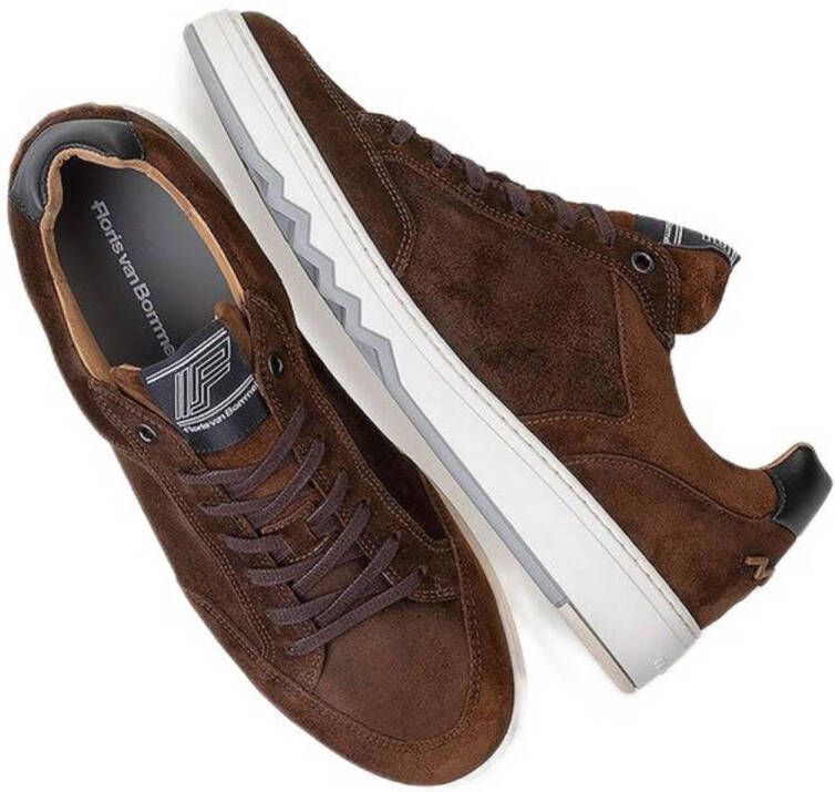 Floris van Bommel De Kupster 03.04 suède sneakers cognac