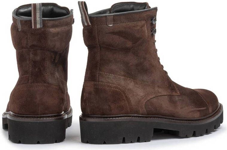 Floris van Bommel De Ribber 02.01 suède veterboots bruin