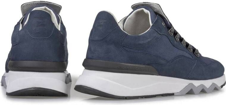 Floris van Bommel De Zager 01.07 nubuck sneakers blauw