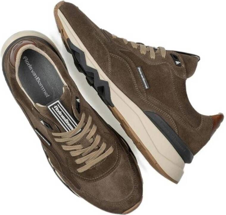 Floris van Bommel De Zager 02.00 suède sneakers taupe