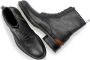 Floris van Bommel SFW-50028-10-07 Volwassenen VeterlaarzenHoge sneakersDames veterschoenenHalf-hoge schoenen Zwart - Thumbnail 7