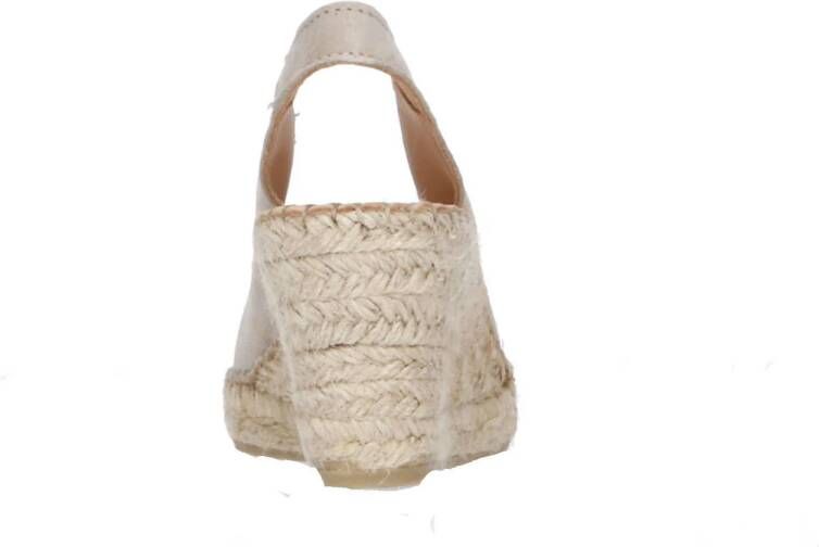 Fred de la Bretoniere Claire Beau suède espadrilles beige