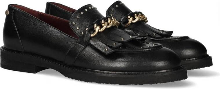 Fred de la Bretoniere Paris Leya leren loafers zwart