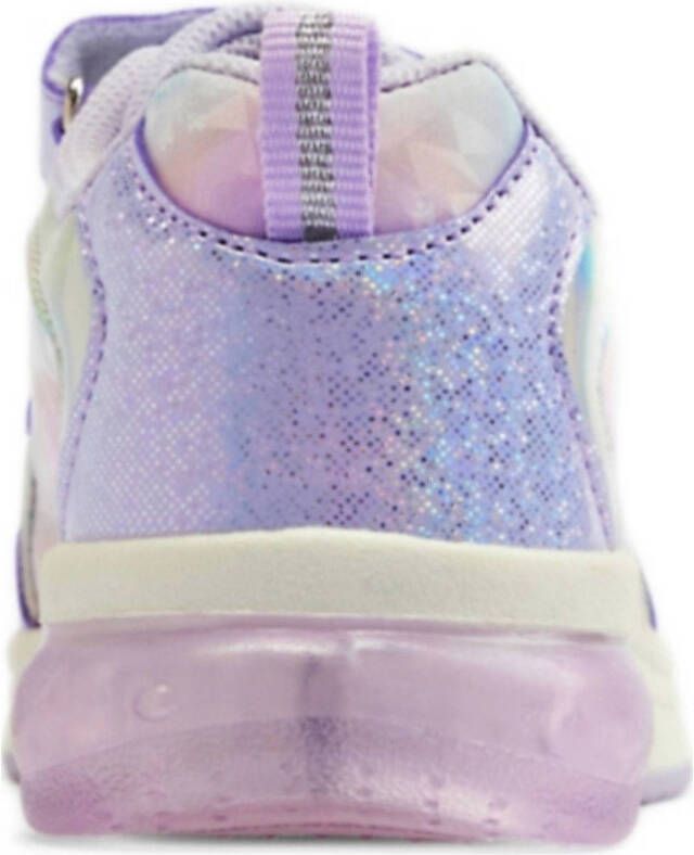 Frozen sneakers met lichtjes lila