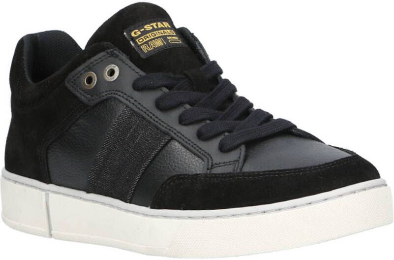 G-STAR Ravond leren sneakers zwart