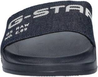 G-Star RAW denim slippers donkerblauw